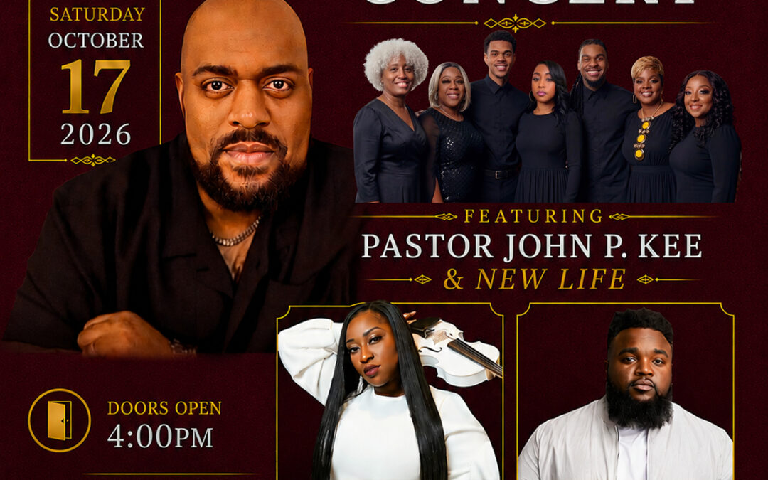 Inspirational Concert Featuring Pastor John. P. Kee & New Life with Kimberly Michelle, Hosted by Comedian Tim Shropshire